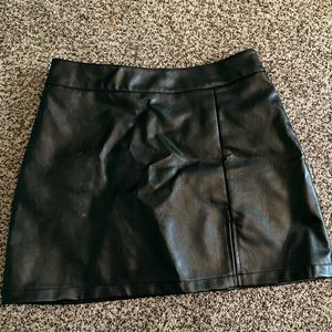 Leather skirt
